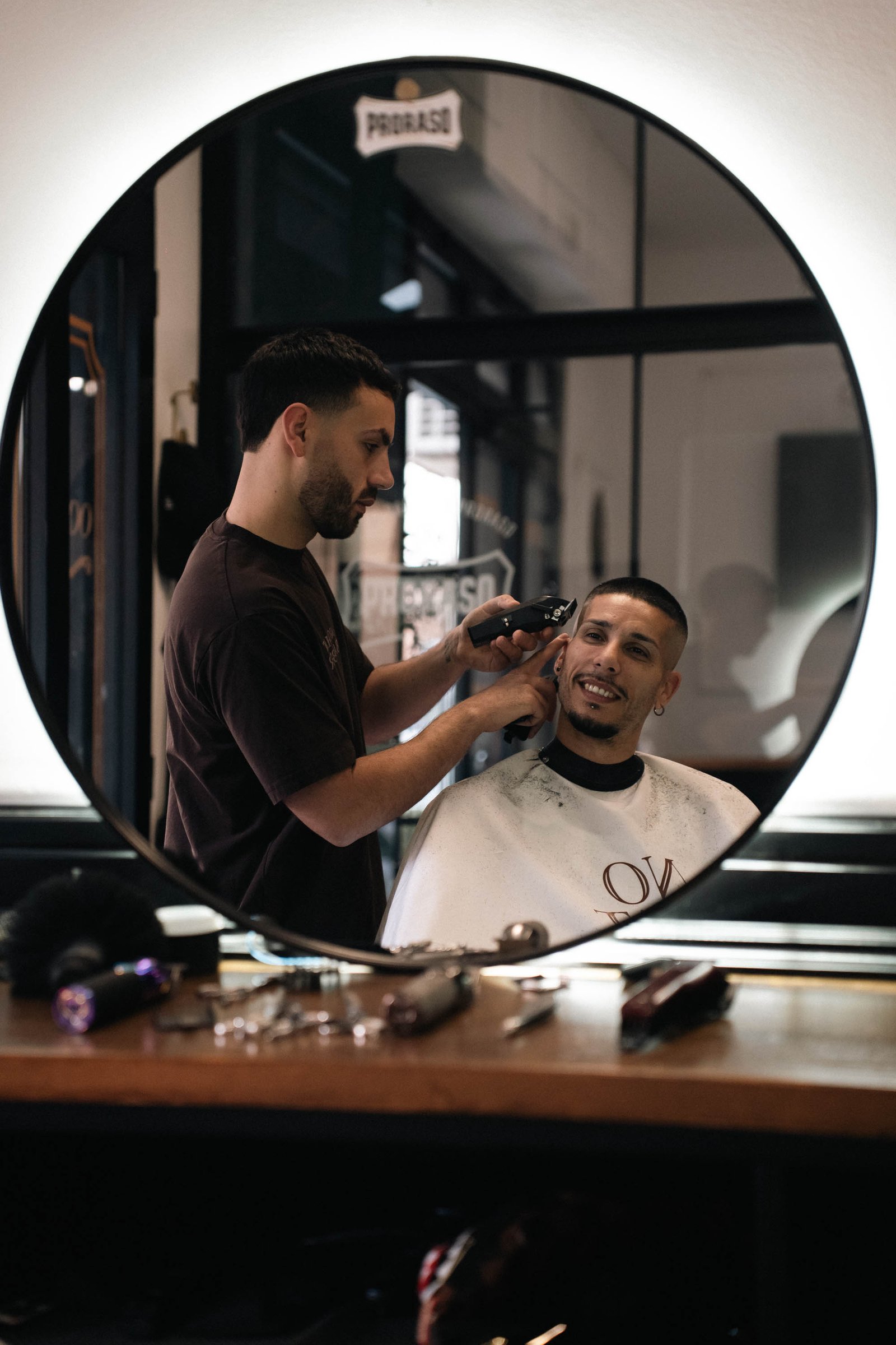 Interno barberia NO HAT BARBER Ladispoli